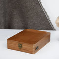 Vintage Wooden Storage Box with Shoulder Strap | Stationery Case Wooden Storage Organizer Babs C