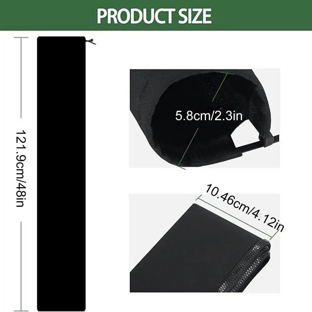 48" Zippered Outboard Rigging Sleeve – Trolling Motor Wire Protector Marine Cable Sleeve Babs 1pcs