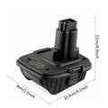 DCA1820 Battery Adapter: DeWalt 20V to 18V NiCd/NiMH Battery Adapter Babs black China Mainland