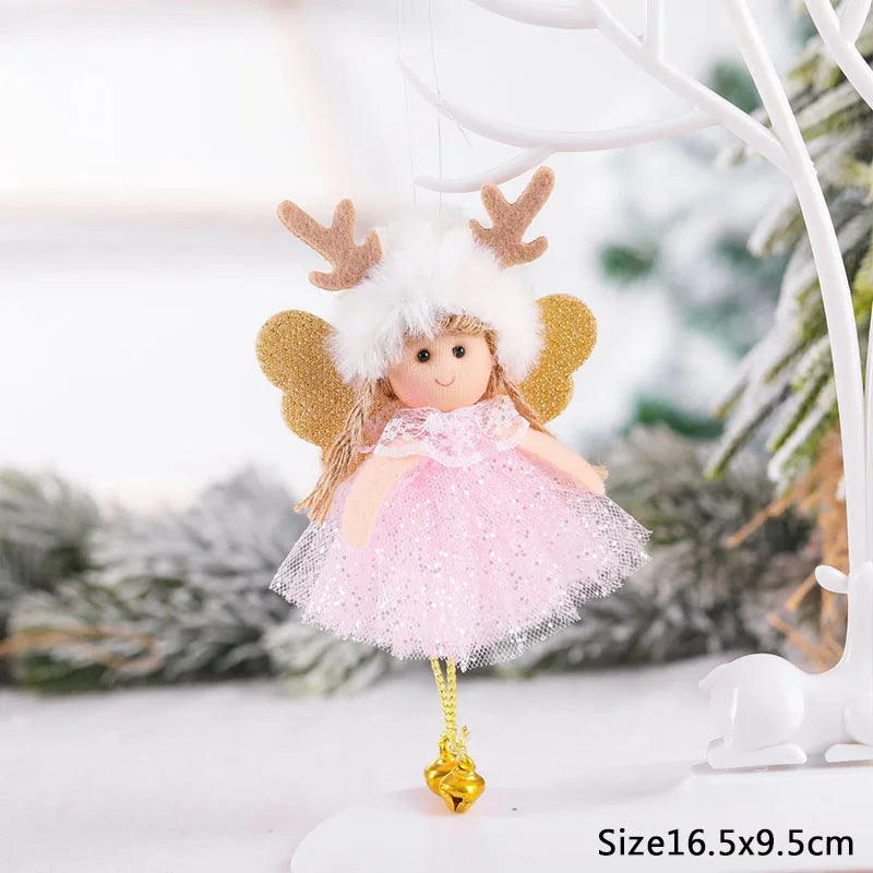 Christmas Elf Doll Ornament – Xmas Tree Hanging Pendant Christmas Tree Ornament Babs Q