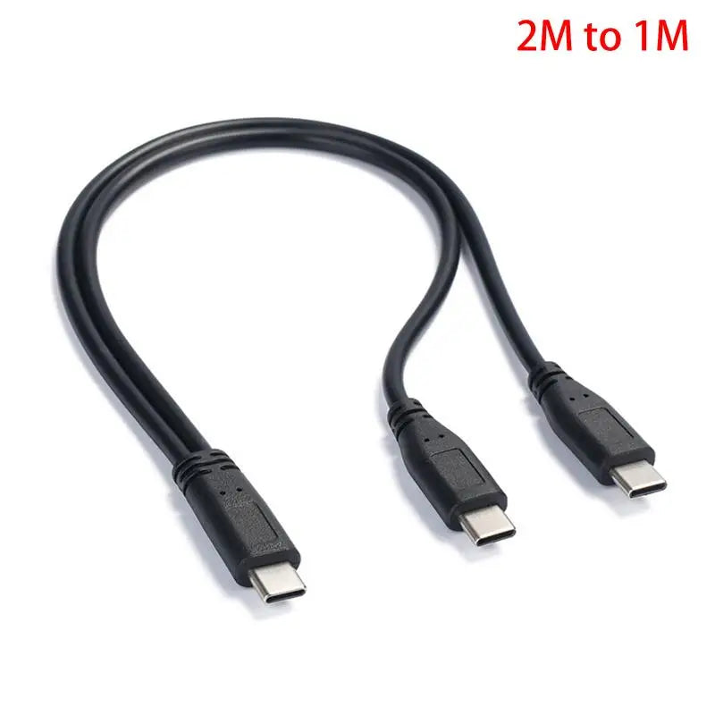 USB-C Splitter Cable 1 to 2 | 15W 3A Charging & Data USB-C Splitter Cable Babs A