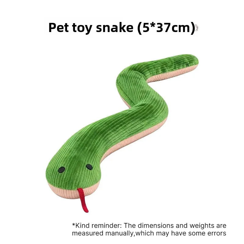 Plush Snake Cat Toy – Interactive Bite-Resistant Kitten Chew Toy Cat Chew Toy Babs