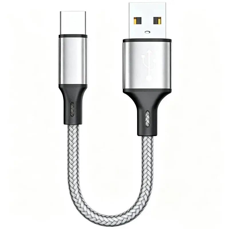 0.25M USB-A to USB-C Nylon Braided 3A Fast Charging Cable USB Charging Cable Babs A10