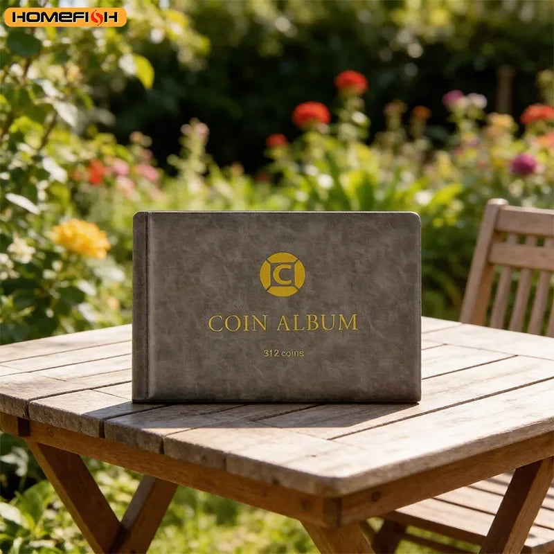 312-Pocket Coin Collection Album Binder | 20–46mm Coins Coin Collection Album Babs