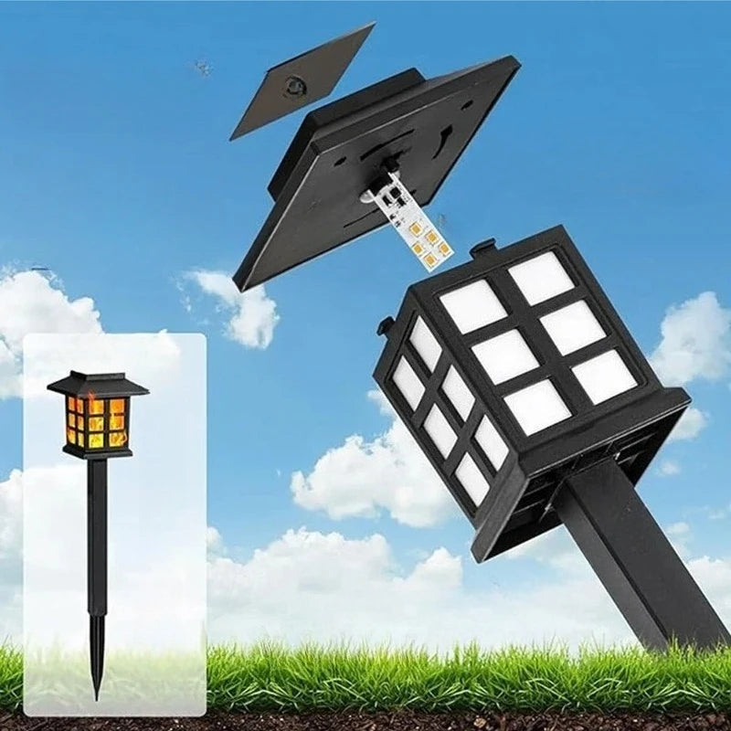 Solar Flame LED Ground Lamp – Waterproof Outdoor Garden Light Solar Garden Lamp Babs