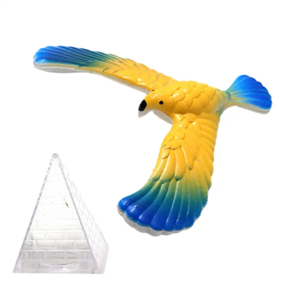 Balancing Eagle Gravity Toy with Pyramid Stand | Desk Decor Novelty Gravity Toy Babs 1pcs Random Color