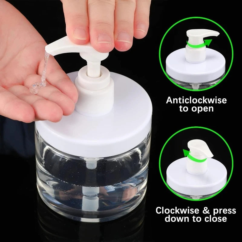 500/1000ml Refillable Pump Dispenser Bottle – Travel & Shower Pump Dispenser Bottle Babs