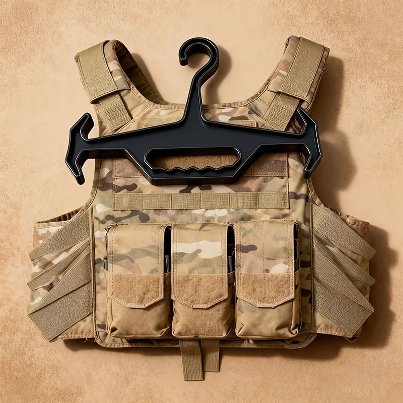 Heavy Duty Tactical Vest Hanger & Equipment Organizer Rack Tactical Gear Hanger Babs