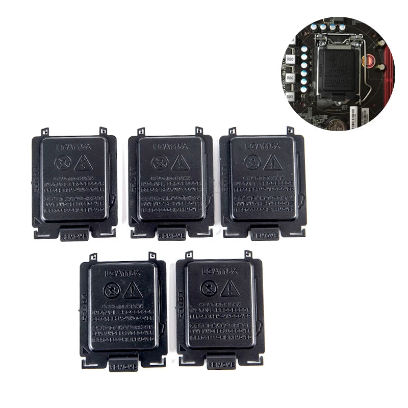 5-Pack LGA115X CPU Socket Pin Protection Cover – 1150/1151/1155/1156 CPU Socket Cover Babs one size
