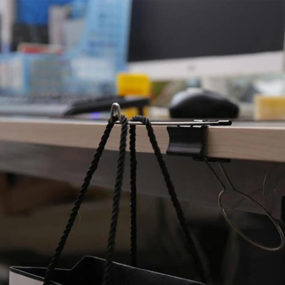Clip-On Desk Cup Holder – Anti-Spill Clamp for Any Table Desk Cup Holder Babs