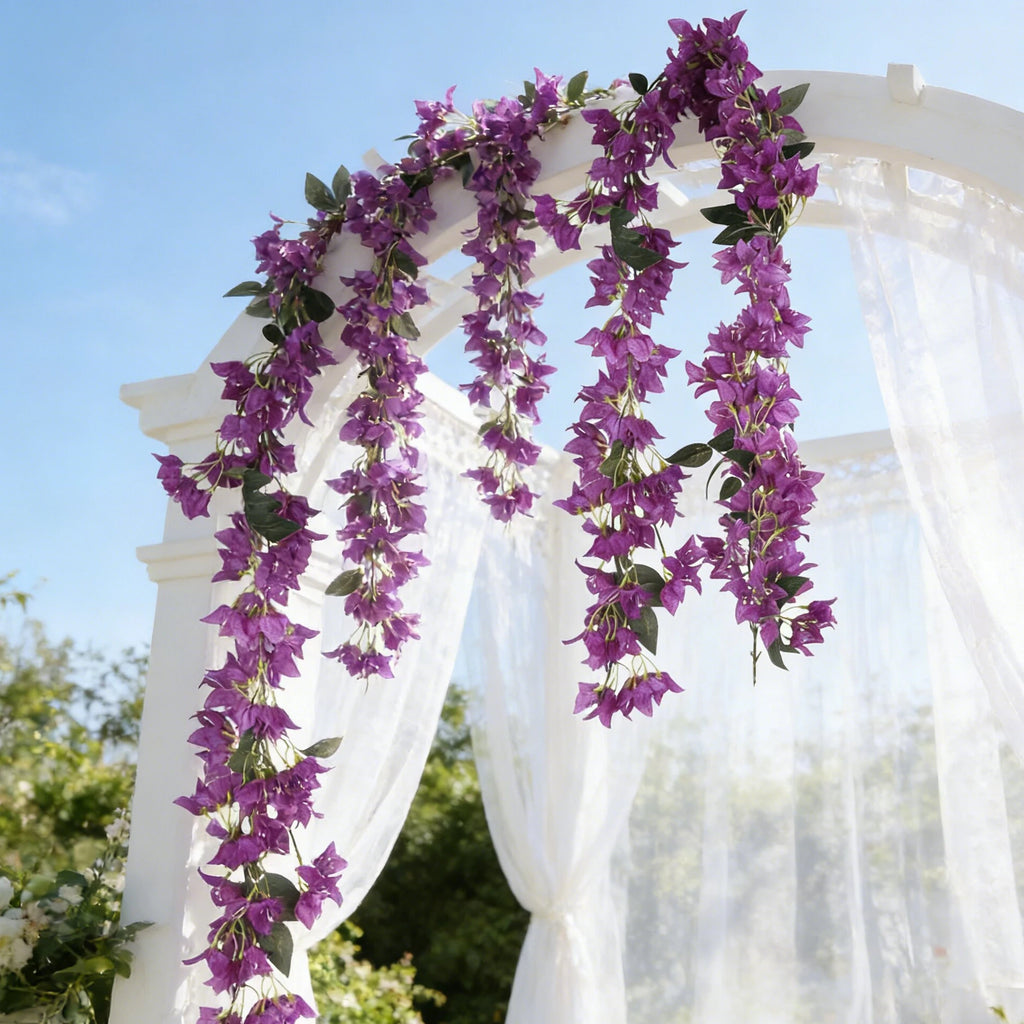 Artificial Plum Blossom Vine Garland 180cm – Wedding & Home Décor Artificial Flower Garland Babs