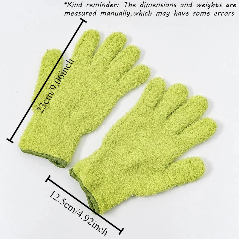 Microfiber Cleaning Gloves – Car Wash, Glass & Dust Care Cleaning Gloves Babs