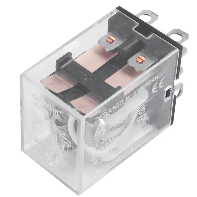4-Pack DPDT Relay JQX-13F2Z DC 12V 10A 240VAC Electromagnetic Electromagnetic Relay Babs