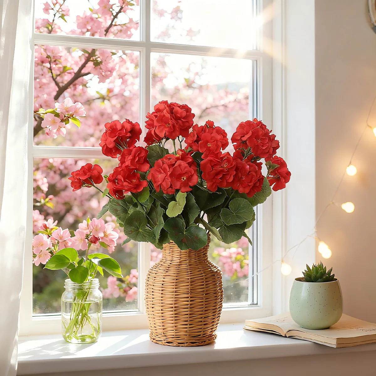Begonia Artificial Silk Flowers for Wedding & Home Décor Artificial Silk Flowers Babs