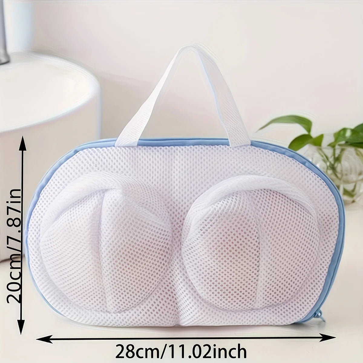 2PCS 3D Bra Laundry Bags – Anti-Deformation Mesh Zipper Mesh Laundry Bag Babs
