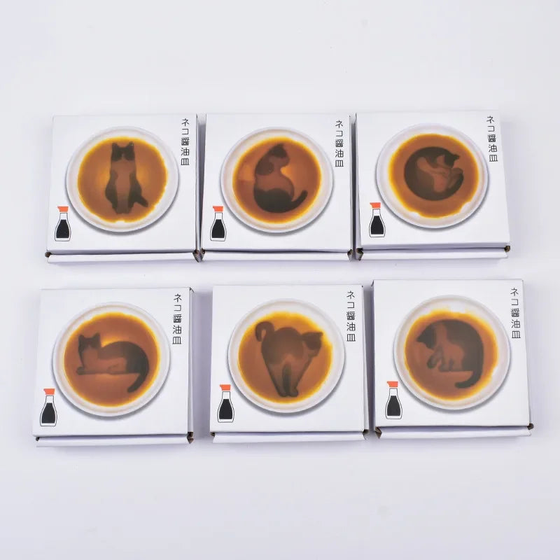 Japanese Cat Ceramic Soy Sauce Dipping Dish – Mini Bowl Ceramic Dipping Dish Babs