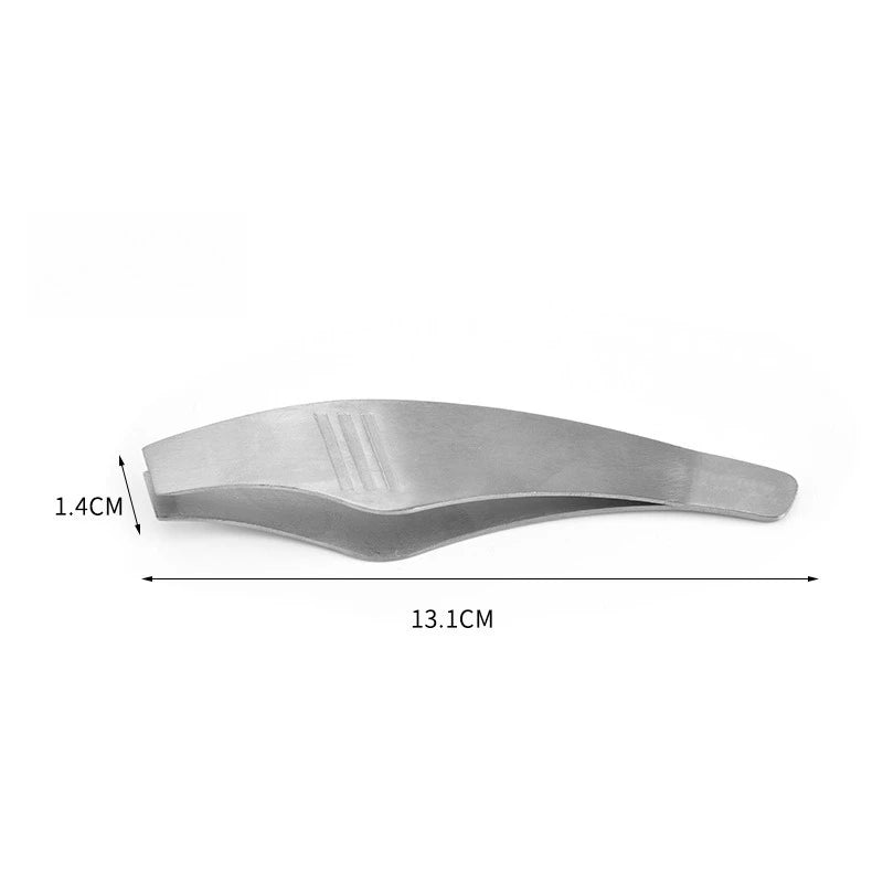 Stainless Steel Fish Bone Tweezers & Food Tongs – Angled Tip Fish Bone Tweezers Babs As Shown