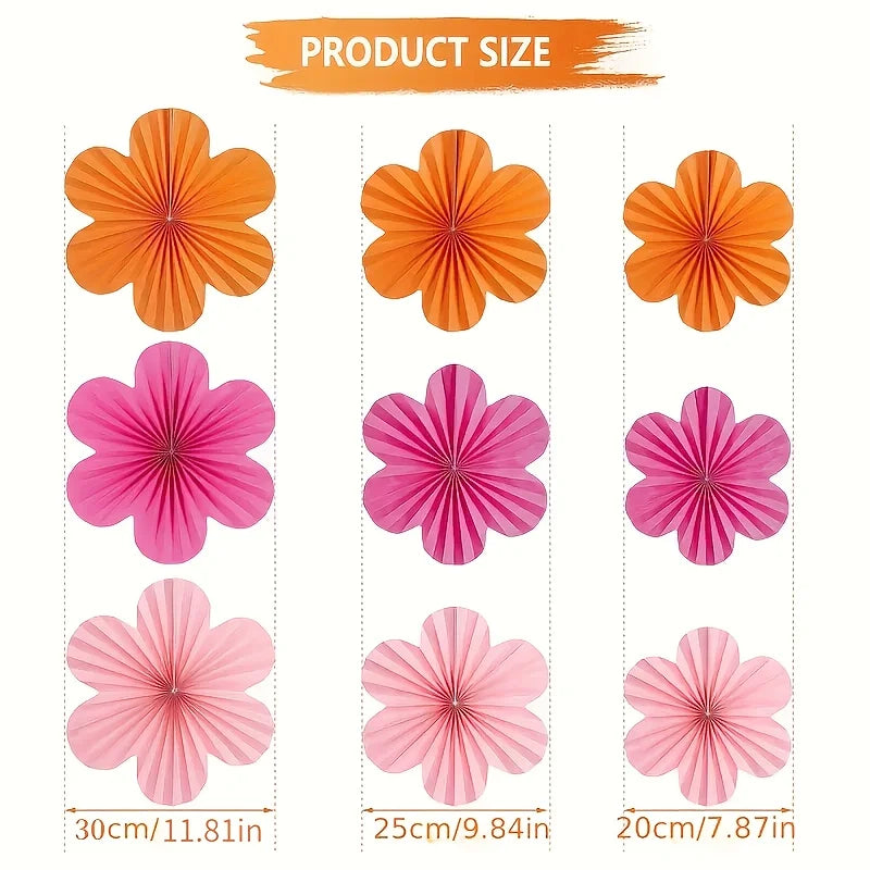Paper Flower Hanging Decorations – Holiday & Party Décor Paper Flower Decoration Babs