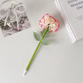 Artificial Flower Gel Pen – Carnation Rose Teacher's Day Gift Novelty Gel Pen Babs A3