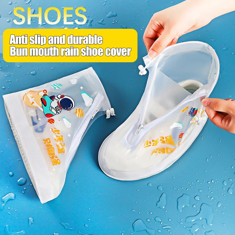 Kids Silicone Waterproof Shoe Covers – Children's Rain Protectors Kids Shoe Covers Babs