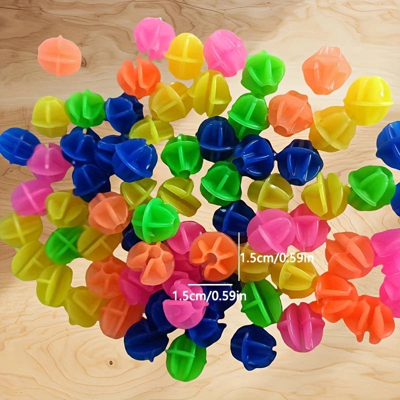 72 Colorful Bicycle Spoke Beads – Clip-On Wheel Decorations Bicycle Spoke Beads Babs