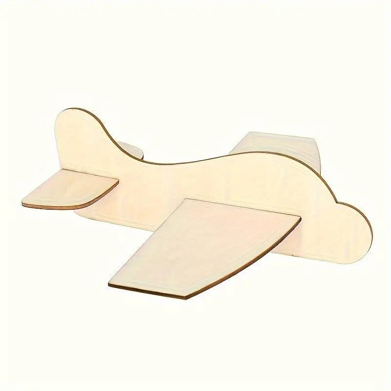 10-Pack Unfinished Wooden Airplane Models – DIY Painting Craft Wooden DIY Craft Kit Babs