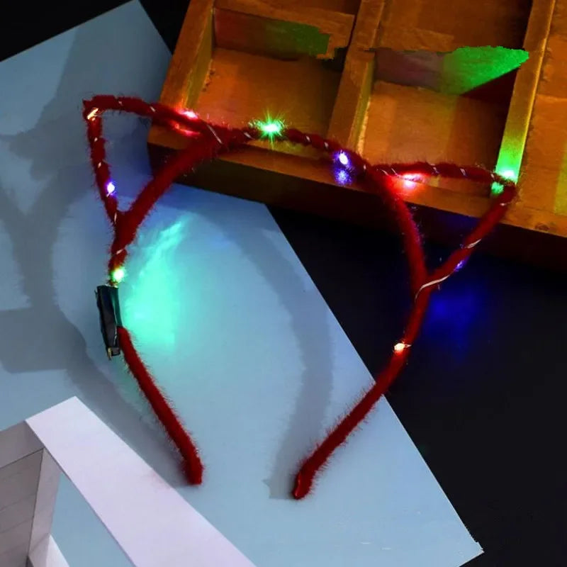LED Cat Ear Headband – Flashing Glow Party Headwear LED Party Headband Babs 9