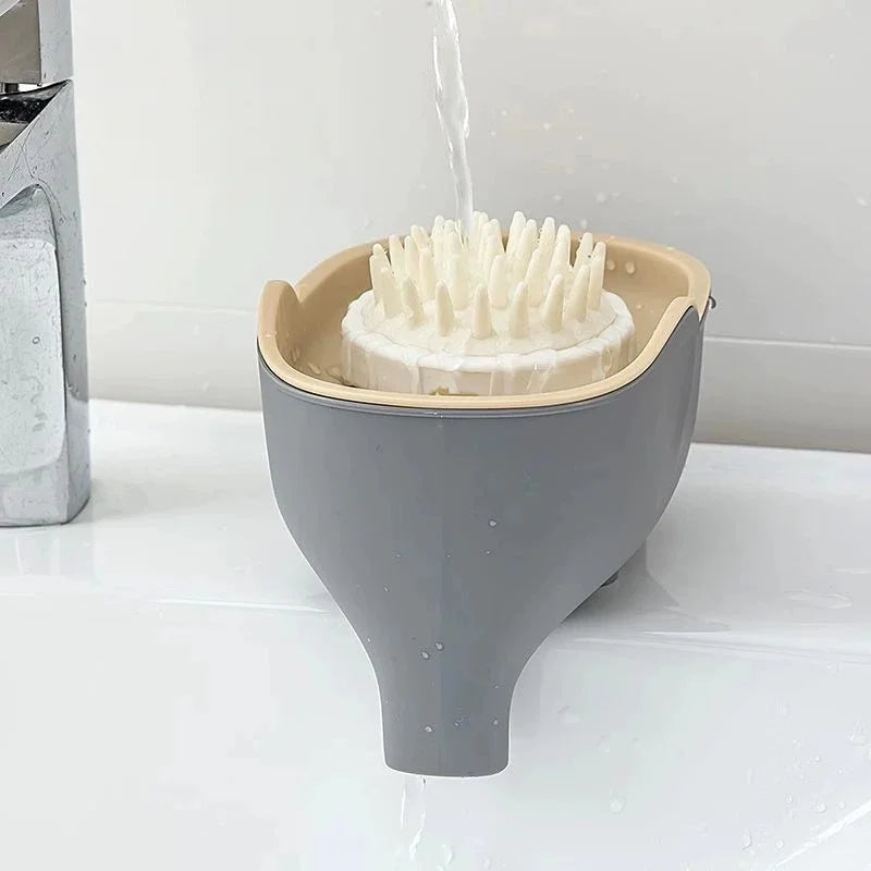 Elephant Double Layer Soap Dish – Cute Bathroom Soap Box Soap Dish Babs