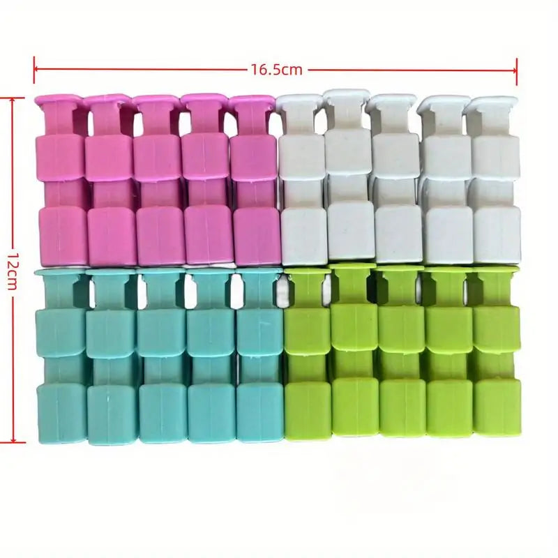 20pcs Plastic Bag Sealing Clips – Moisture-Proof Spring Clamps Bag Sealing Clips Babs 20PCS