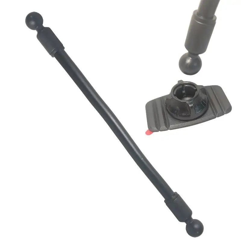 Dual Ball Head Extension Rod for Car Phone Mount – Flexible ABS Car Mount Accessory Babs