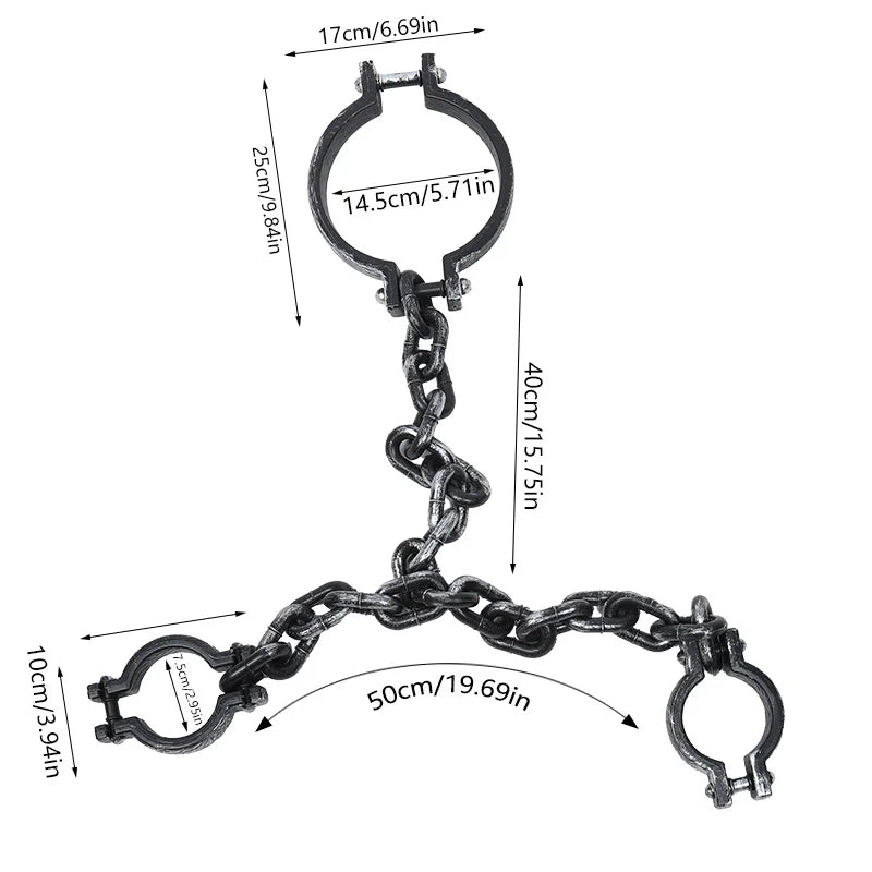 Halloween Plastic Fake Chains – Haunted House & Costume Props Halloween Costume Props Babs C