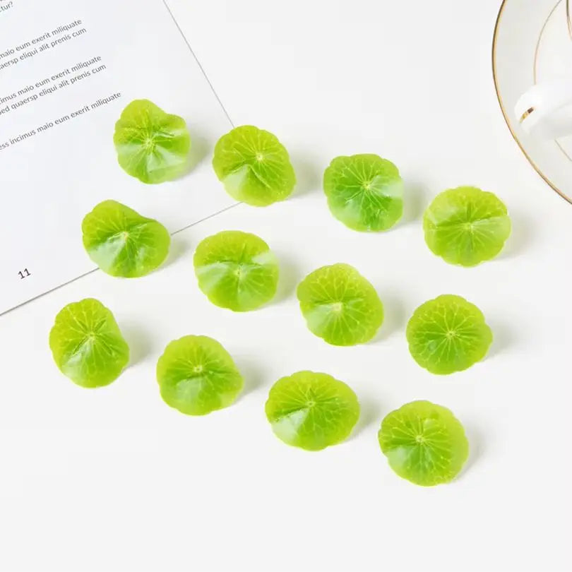 50/100pcs Artificial Green Lotus Leaves – Wedding & Garden Decor Artificial Decorative Leaves Babs