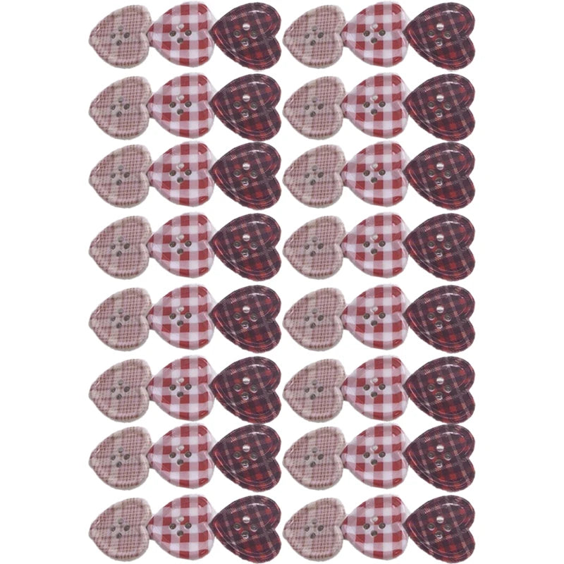 Sweet Check Love Button Duckbill Hair Clip – Y2K Style Hair Clip Barrette Babs 16P-2