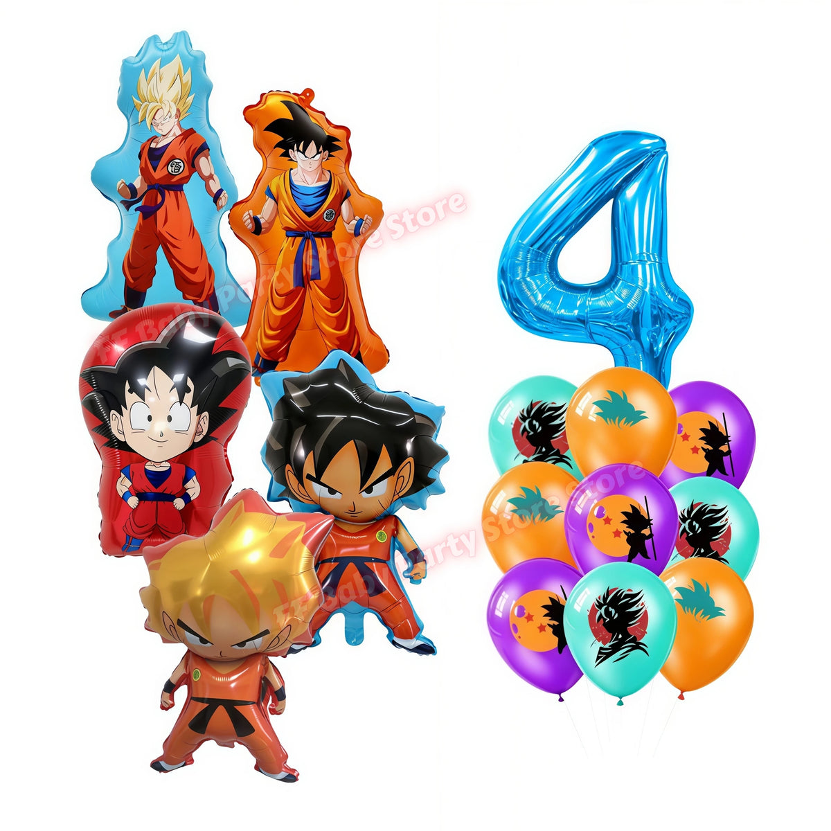 Dragon Ball Z Birthday Party Supplies – Goku Balloons, Cups & Plates