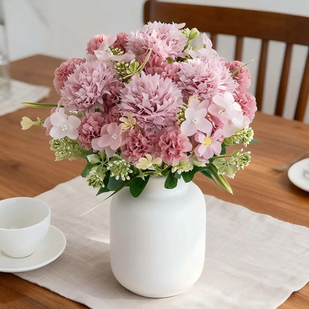 Silk Artificial Rose Bouquet – Wedding & Home Floral Décor Artificial Silk Flowers Babs