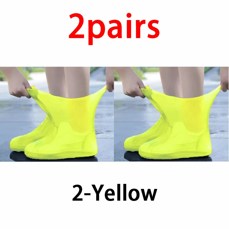 Waterproof Silicone Rain Shoe Covers – Rubber Boot Protectors