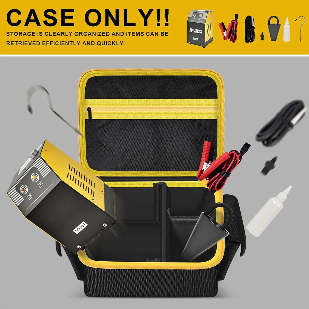 Smoke Machine Storage Bag for Solary Leak Detector | Padded Case Automotive Tool Bag Babs