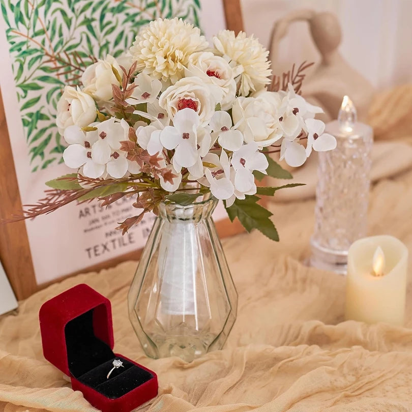Silk Rose Artificial Bouquet – Wedding & Home Décor Artificial Flower Bouquet Babs