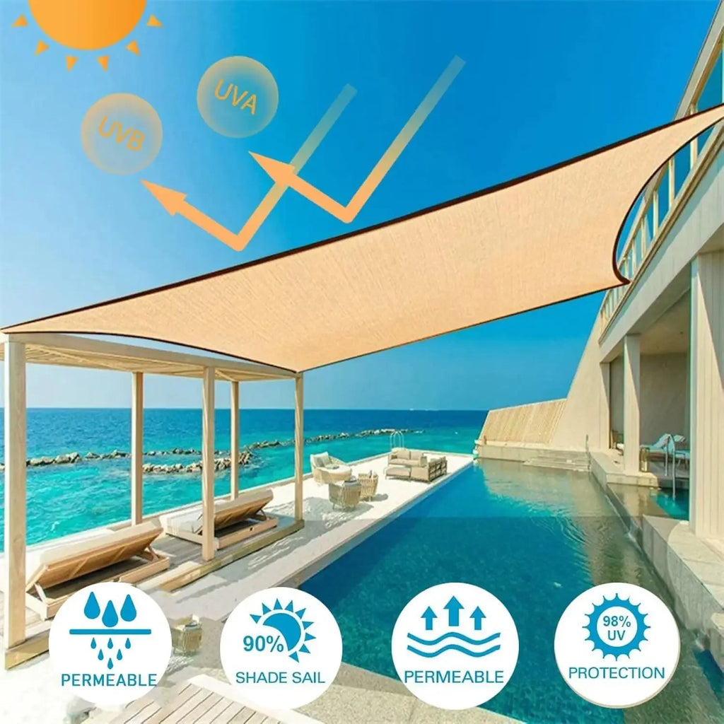 HDPE Outdoor Shade Cloth Net UV Protection – 2x2m & 2x4m Outdoor Shade Net Babs