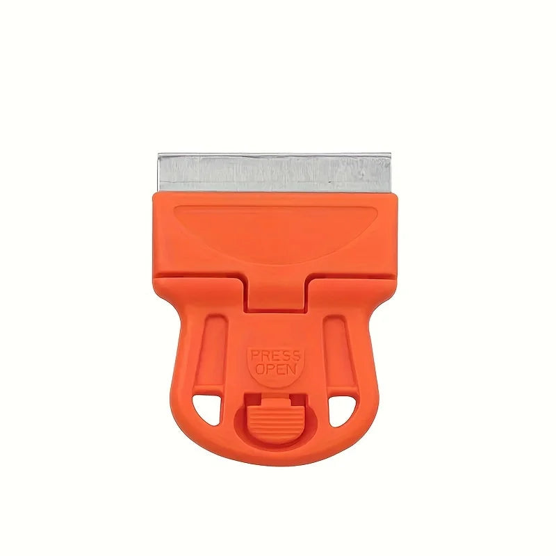 Mini Scraper – Remove Stickers, Adhesive & Paint from Glass Mini Scraper Tool Babs orange