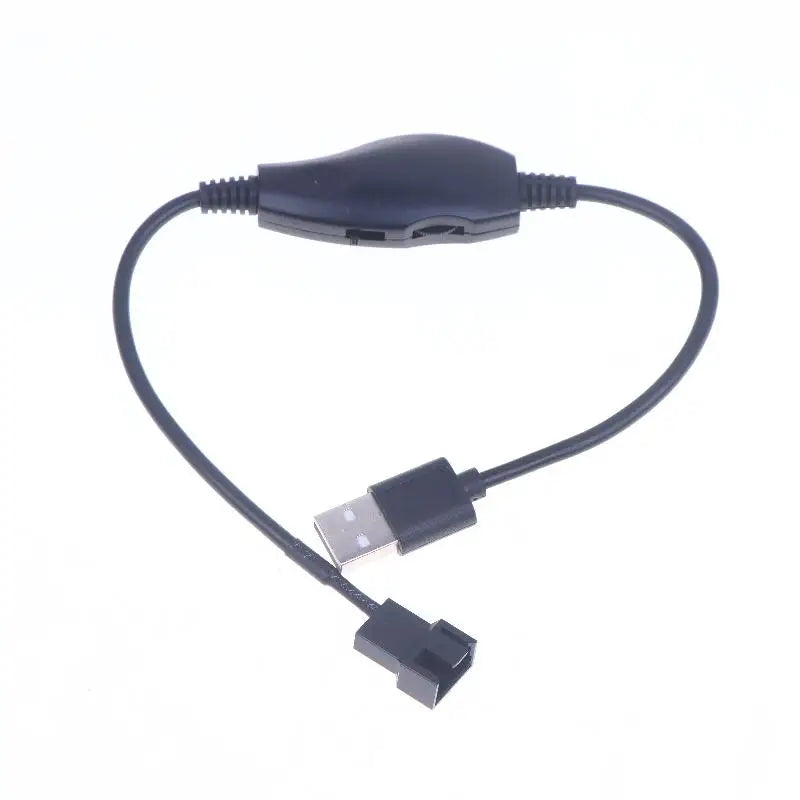 USB to 4-Pin PWM 5V–12V Fan Power Adapter Converter Cable Fan Power Adapter Cable Babs 01