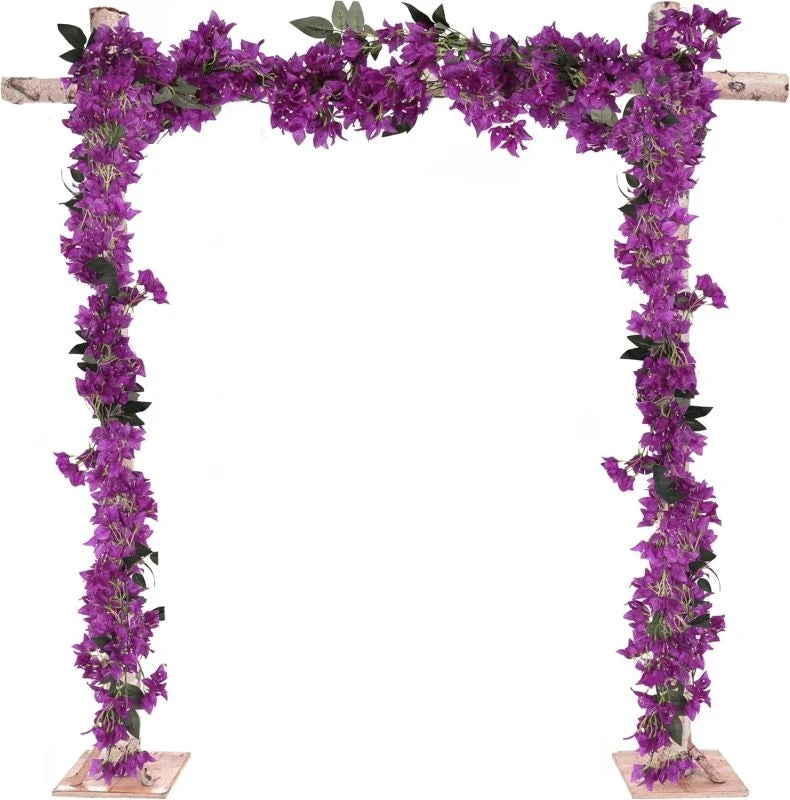 Artificial Plum Blossom Vine Garland – Wedding & Home Décor Artificial Flower Vine Babs PURPLE 1PC