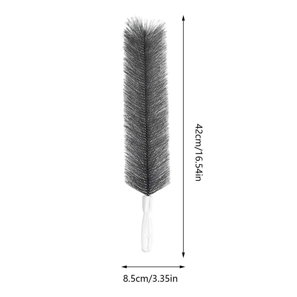 Bendable Microfiber Fan Duster Brush – Vents, Blinds & Car Microfiber Duster Brush Babs Gray
