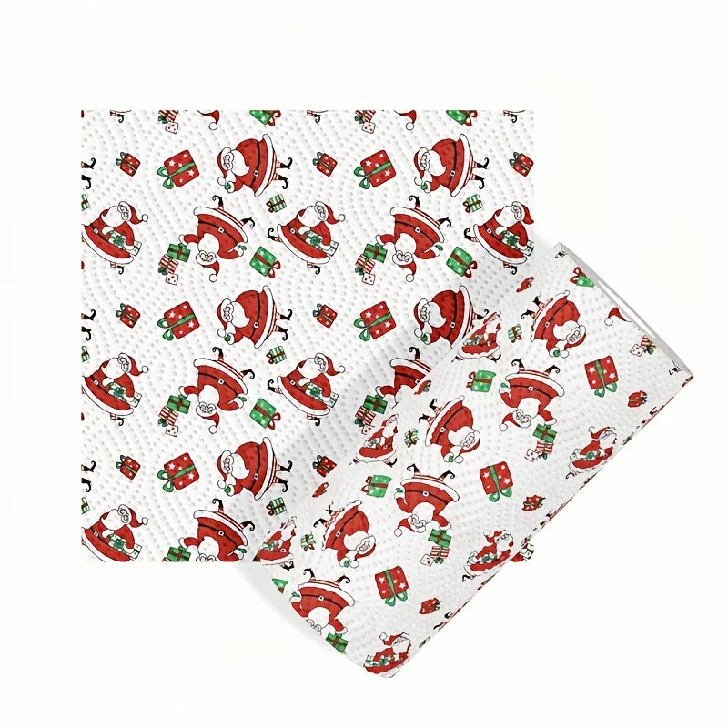 Christmas Disposable Paper Towels | Festive Kitchen Cleaning Disposable Paper Towels Babs 1 roll 2