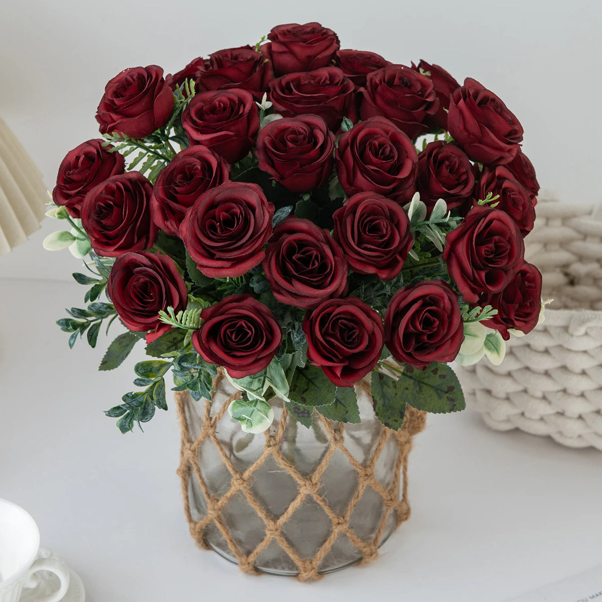 Artificial Silk Rose Bouquet – Wedding & Home Décor Artificial Flower Bouquet Babs