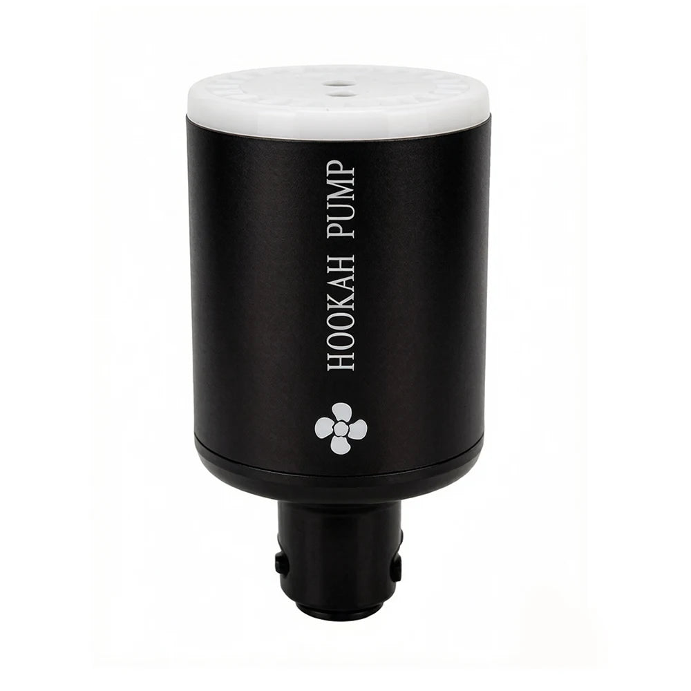 Rechargeable Electronic Hookah Pump with LED Light – Black Hookah Pump Babs Black