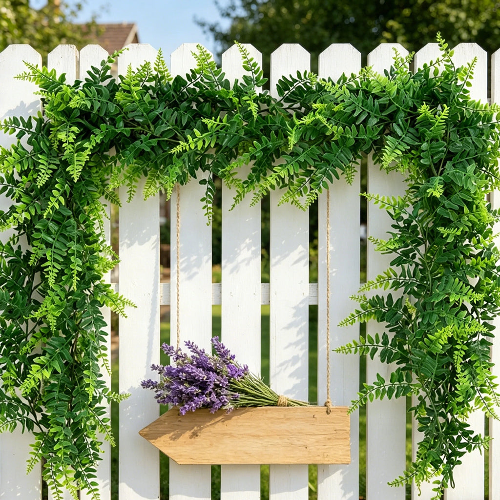 Artificial Ivy Vine Garland – Faux Persian Leaf Décor, 180cm Artificial Vine Garland Babs