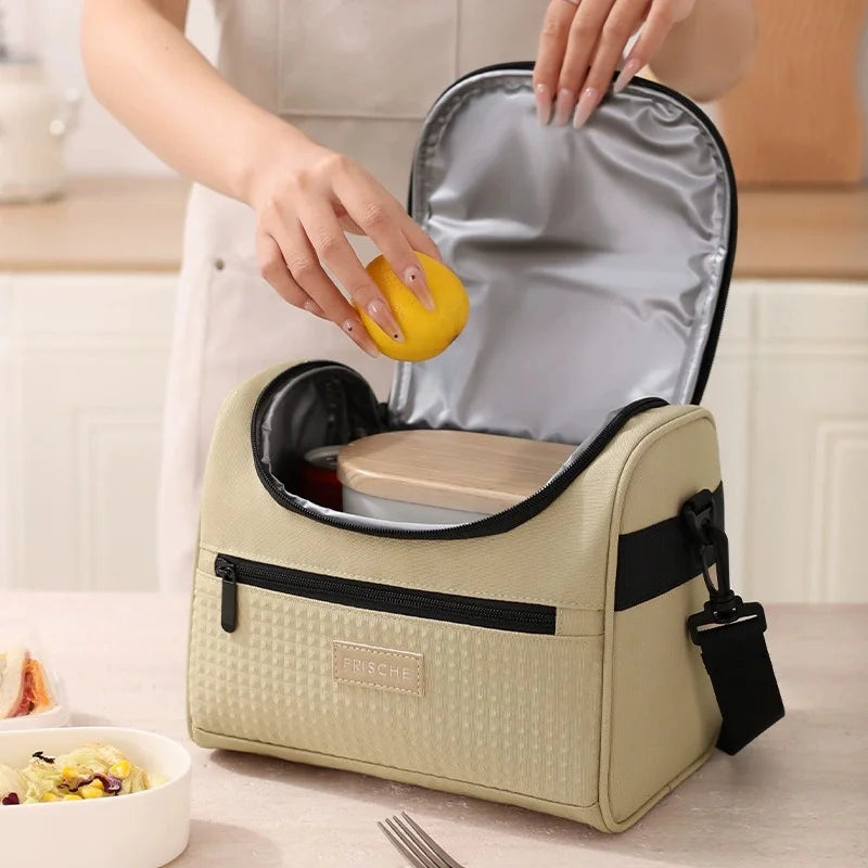 Insulated Lunch Bag Tote Cooler with Shoulder Strap | Portable Insulated Lunch Tote Babs