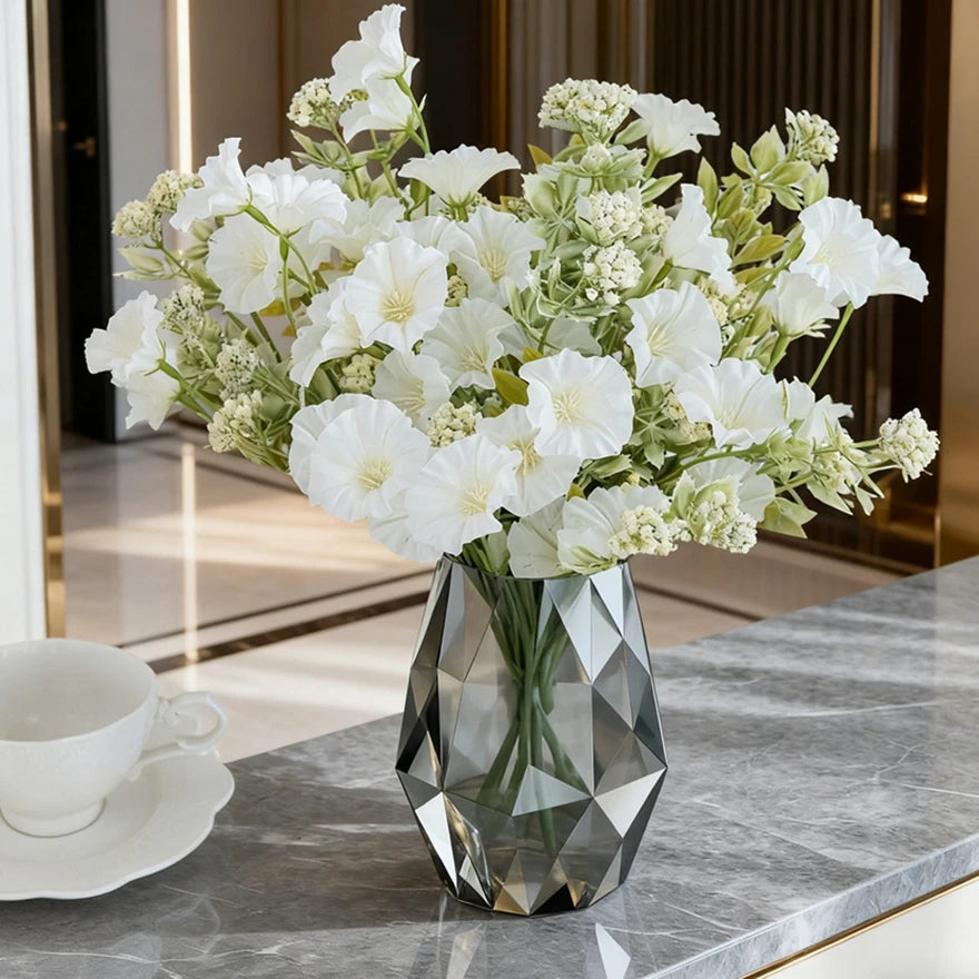 TTCY Silk Artificial Morning Glory Flowers – Wedding & Home Décor Artificial Silk Flowers Babs