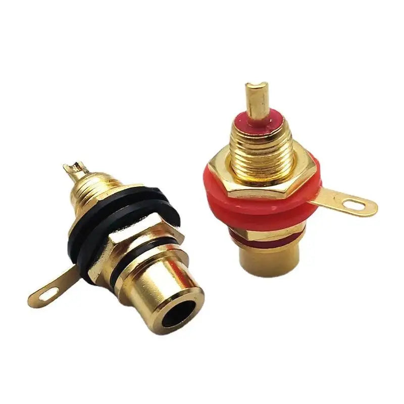 3.5mm Nickel Plated Lotus Connector Female Socket 4/10Pcs Audio Connector Babs